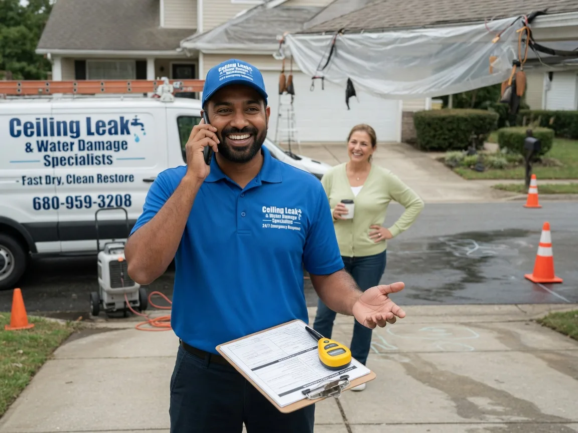 Ceiling Leak Cleanup Wyoming, MN FAQs
